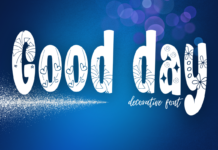Good Day Font Poster 1