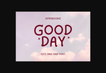 Good Day Font Poster 1