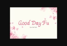 Good Day Fu Font Poster 1