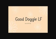 Good Doggie Lf Font Poster 1