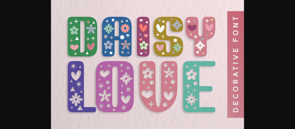 Daisy Love Font Poster 1