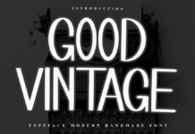 Good Vintage Font Poster 1