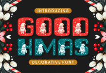 Good Xmas Font Poster 1