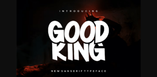 Goodking Font Poster 1