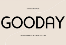 Gooday Font Poster 1