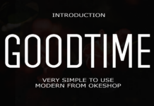 Goodtime Font Poster 1