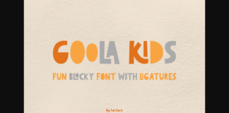 Goola Kids Font Poster 1