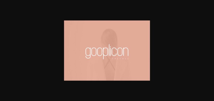 Gooplicon Font Poster 3