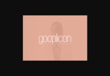 Gooplicon Font Poster 1