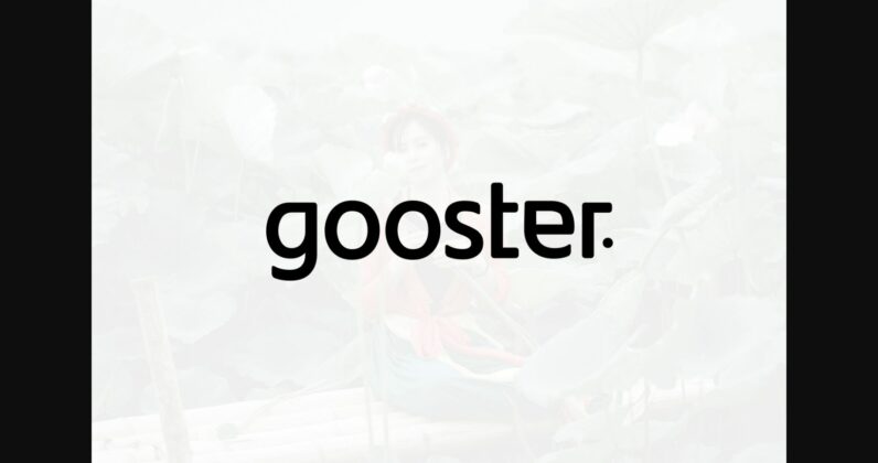 Gooster Font Poster 3