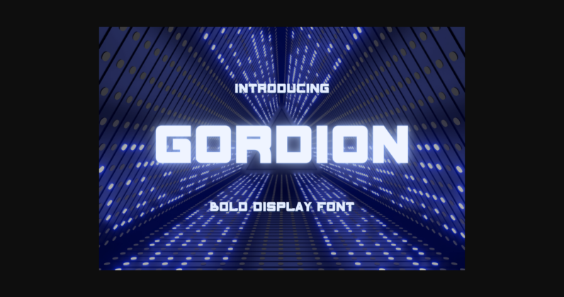 Gordion Font Poster 3