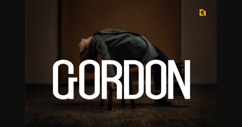 Gordon Font Poster 1