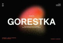 Gorestka Font Poster 1