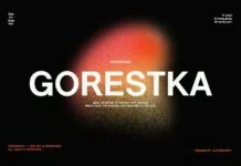 Gorestka Font Gorestka Font Poster 1