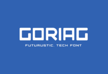 Goriag Font Goriag Font Poster 1