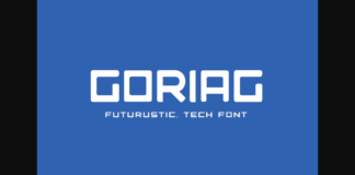 Goriag Font Poster 1