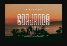 Gorjandaline Font Gorjandaline Font Poster 1