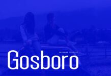 Gosboro Font Poster 1