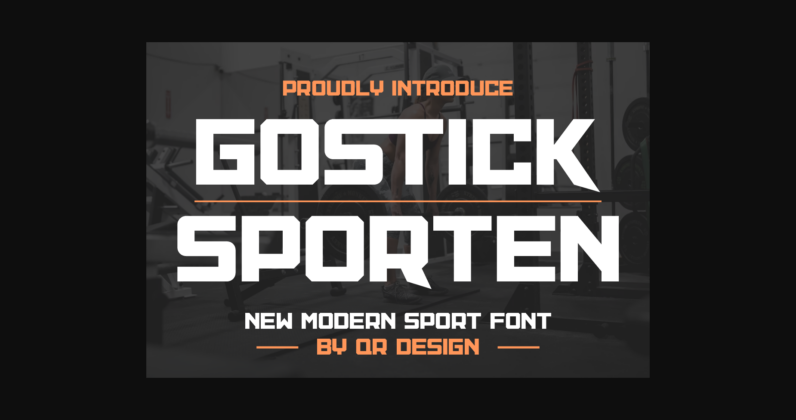 Gostick Sporten Font Poster 1