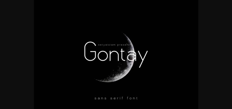 Gotay Font Poster 3