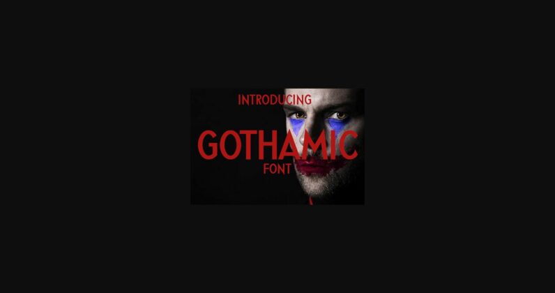 Gothamic Font Poster 3