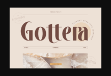 Gottera Font Poster 1