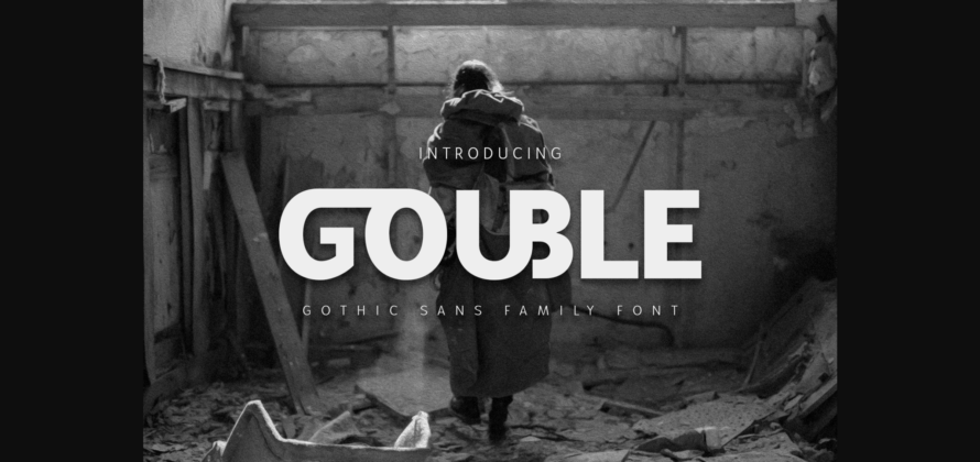 Gouble Font Poster 3