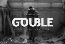 Gouble Font Poster 1