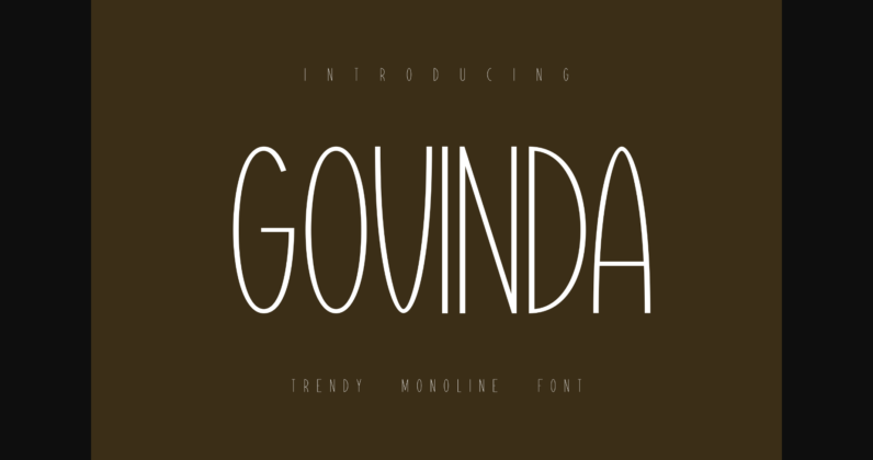 Govinda Font Poster 3