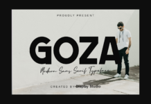 Goza Font Poster 1