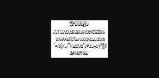 Grabage Font Poster 1
