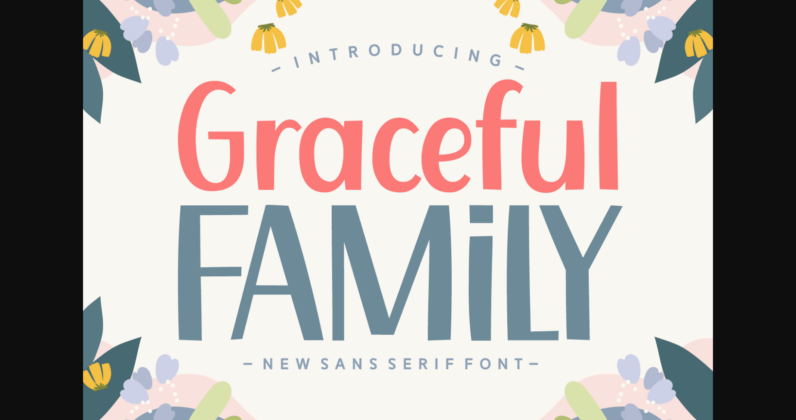 Graceful Family Font Poster 3