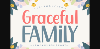 Graceful Family Font Poster 1