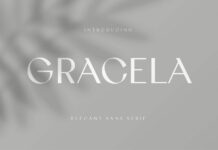 Gracela Font Poster 1