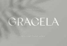Gracela Font Gracela Font Poster 1