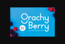 Grachy Berry Font Poster 1
