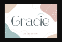 Gracie Font Gracie Font Poster 1