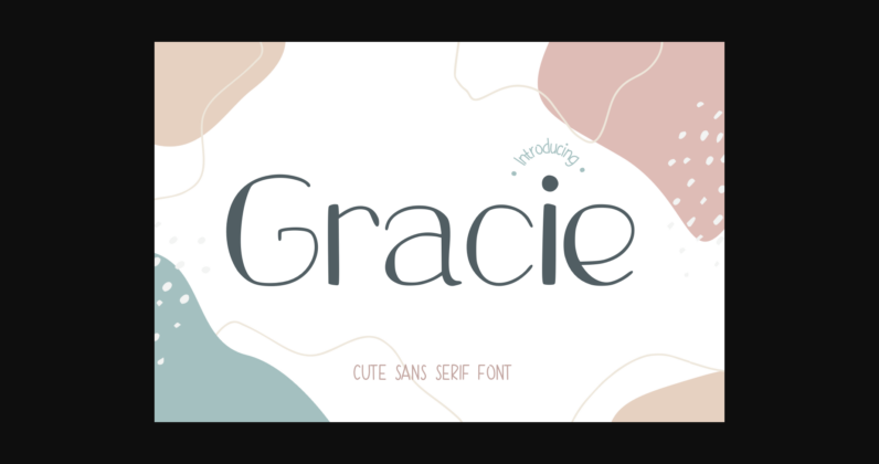 Gracie Font Poster 1