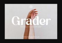 Grader Font Poster 1