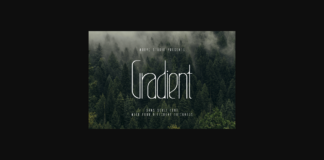 Gradient Font Poster 1