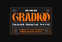 Gradioo Font Gradioo Font Poster 1