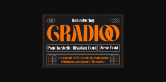 Gradioo Font Poster 1