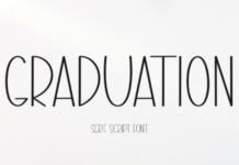 Graduation Font Poster 1