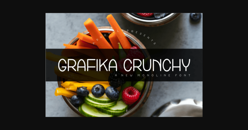 Grafika Crunchy Font Poster 3