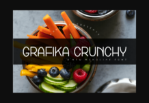 Grafika Crunchy Font Poster 1