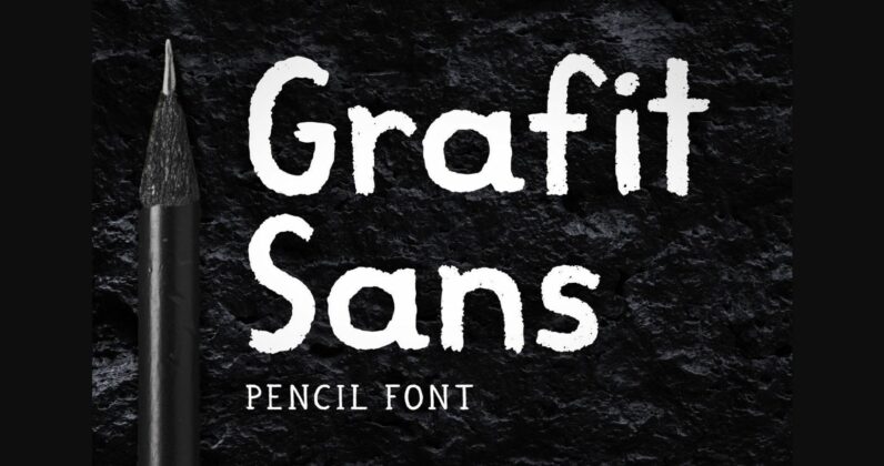 Grafit Sans Font Poster 3
