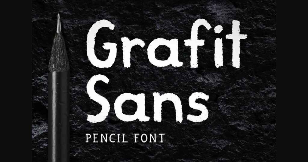 Grafit Sans Font Poster 1