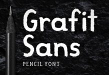 Grafit Sans Font Poster 1