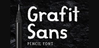 Grafit Sans Font Poster 1