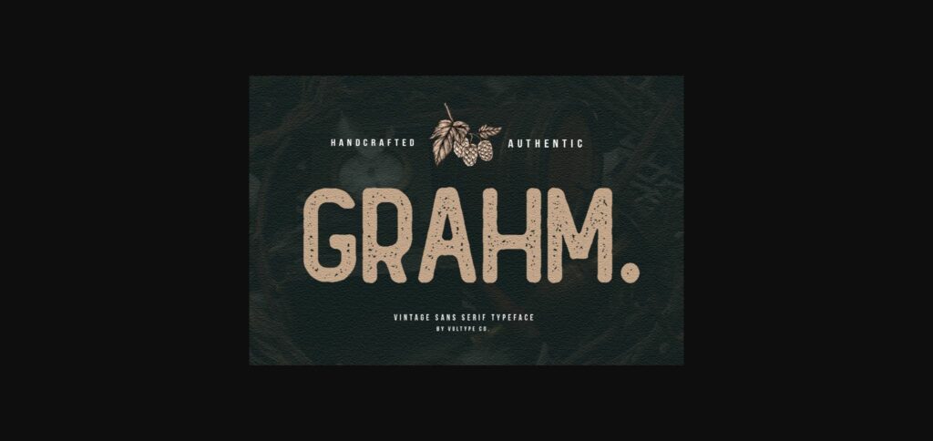 Grahm Font Poster 3